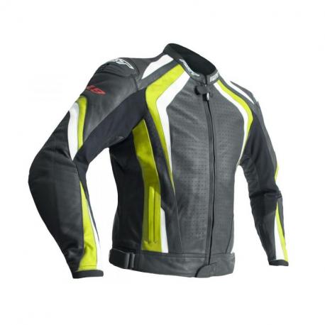 Veste RST R-18 CE cuir jaune fluo taille L homme